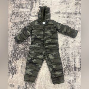 Gap Baby Lightweight Puffer One-Piece Snowsuit 18-24mo